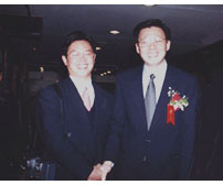 原中華人民共和國科技部副部長李學勇勉勵北京潔爾爽高科技有限公司為高新產(chǎn)業(yè)技術化再創(chuàng)佳績（1996）